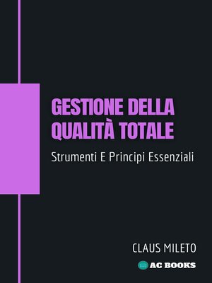 cover image of Gestione Della Qualità Totale